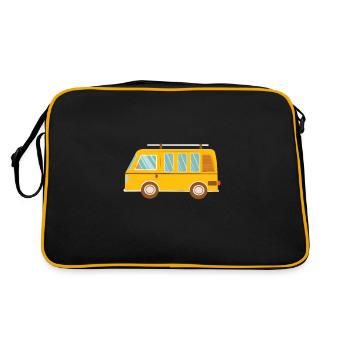 Campeur - Sac Retro - noir/or - Dos