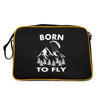 Né pour voler - Sac Retro - noir/or - Dos
