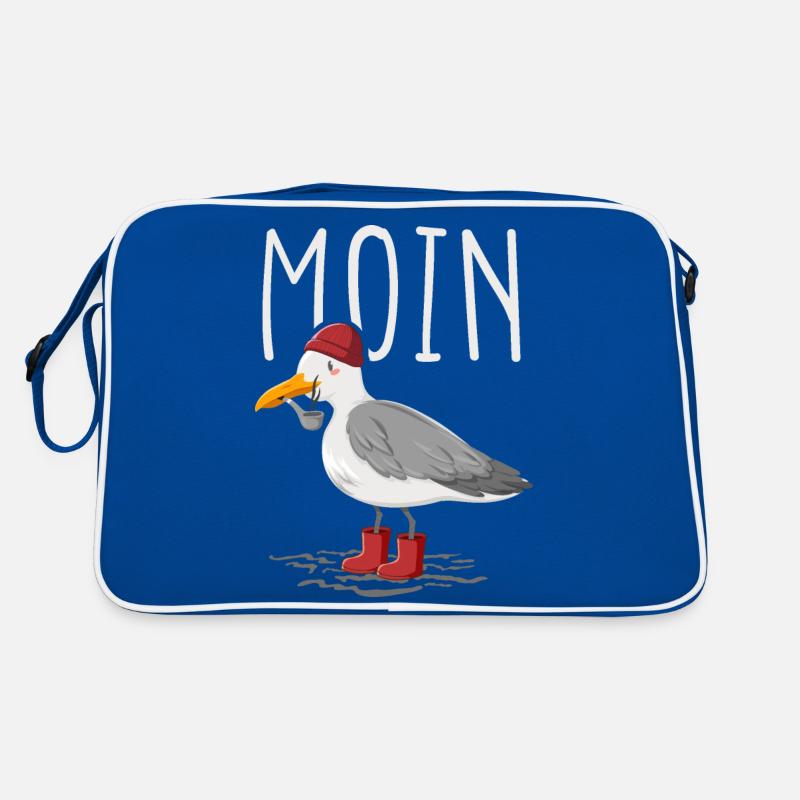 Moin Möwe Seemann Retro Tasche