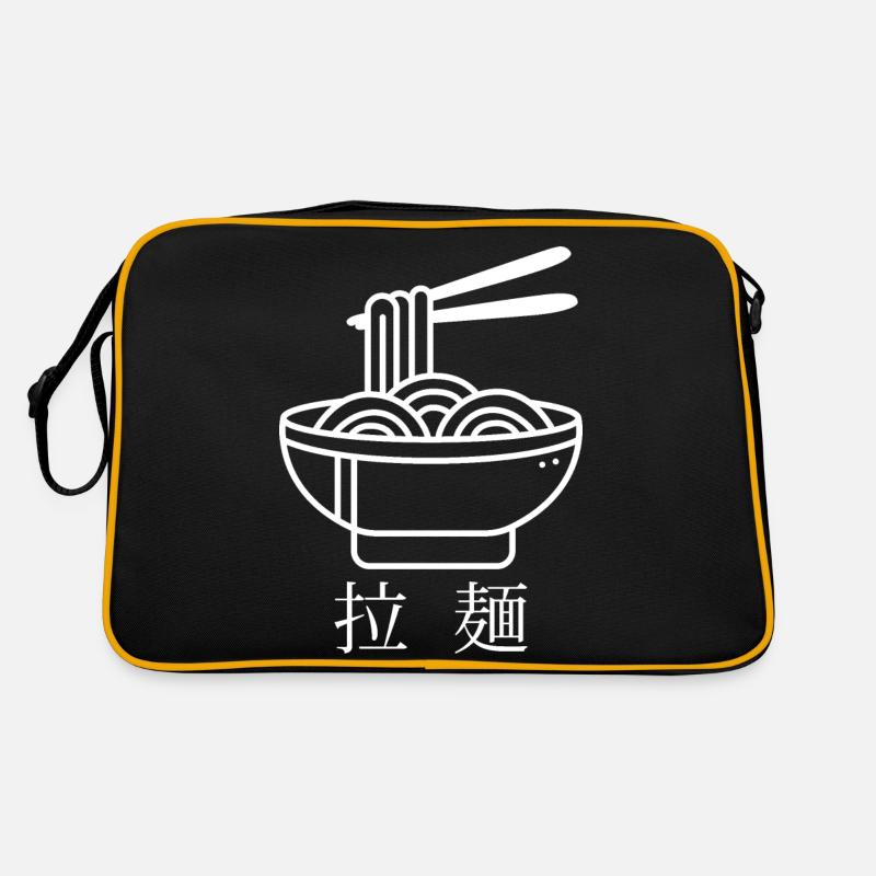 Ramen - Retro Tasche - Schwarz/Gold