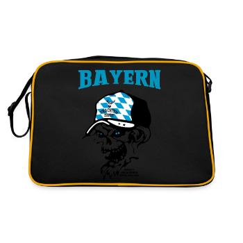 Bavière - Sac Retro - noir/or - Dos