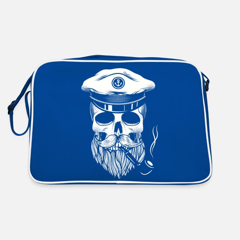 Captain Skull Sailor Retro Bag