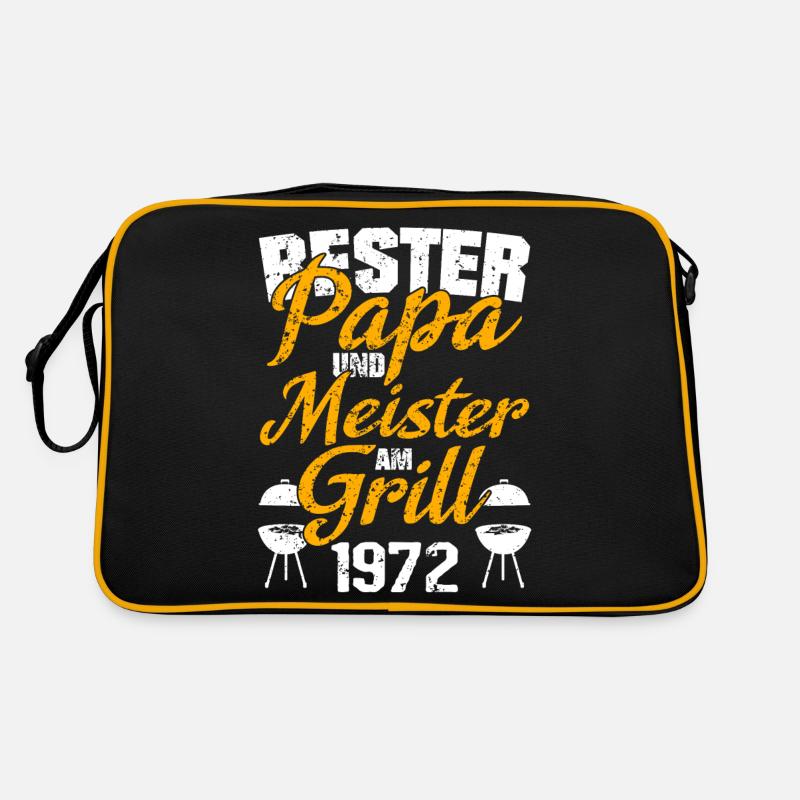 Born in 1972 Best dad and master at the grill Retro Bag