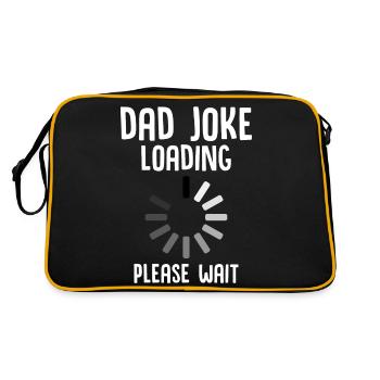 Dad Joke Loading Please Wait - Retro Bag - black/gold - Back