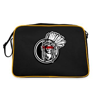 Apache Native American by INKPALI - Retro Bag - black/gold - Back