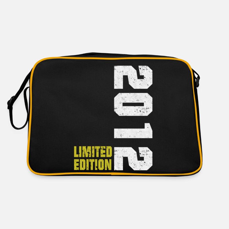 Birthday 2012 Born Gift Design - Retro Bag - black/gold