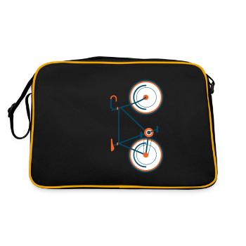 Balade à vélo - Sac Retro - noir/or - Dos