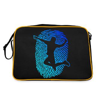 Squash Badminton Joueur Badminton Hommes - Sac Retro - noir/or - Dos