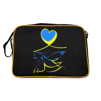 Ukraine - Retro Bag - black/gold - Back
