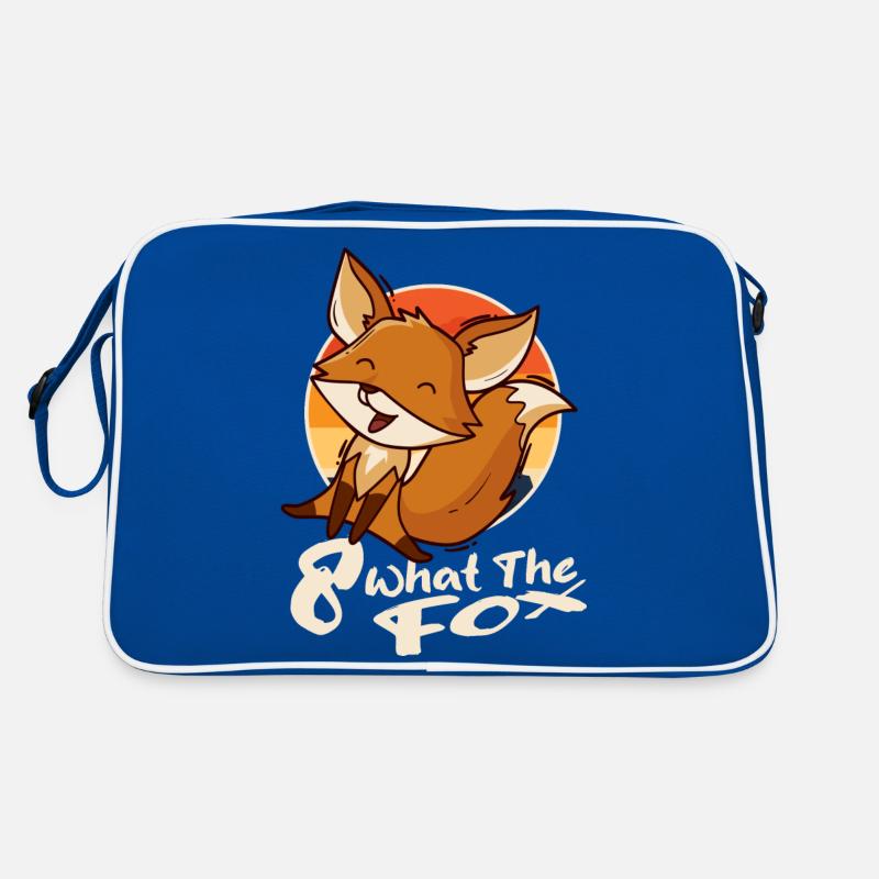 birthday eight years smart fox 8th birthday Retro Bag
