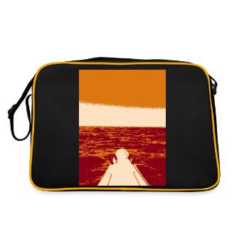 Surfing - Retro Bag - black/gold - Back