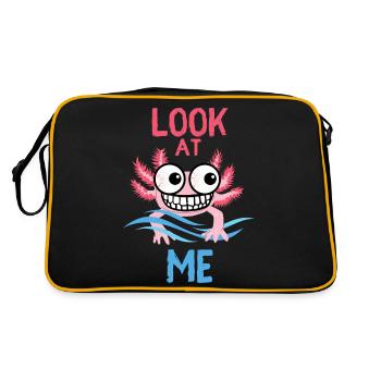 Axlotl - REGARDE-MOI - Sac Retro - noir/or - Dos