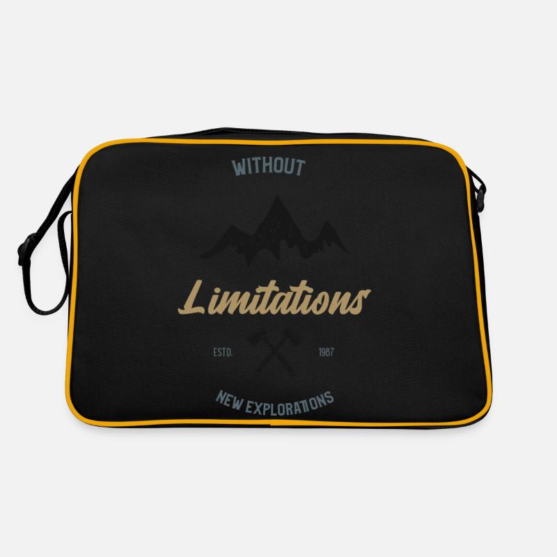 Without Limitations New Explorations - Retro Bag - black/gold