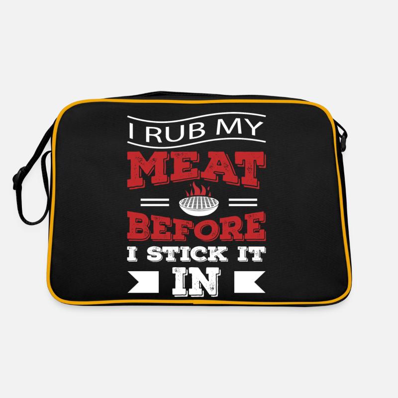 I rub my Meat before i stick it in Retro Bag