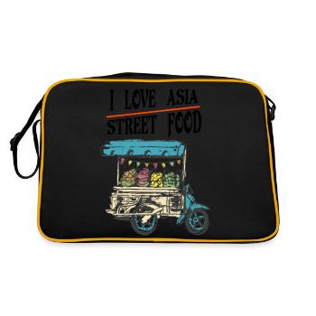 I Love Street Food small moped - Retro Bag - black/gold - Back