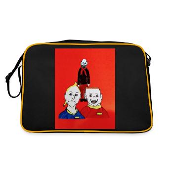 Mars-Lars & Mondimond / L’Étranger - Sac Retro - noir/or - Dos