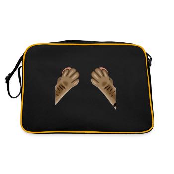 Pattes de chat - Sac Retro - noir/or - Dos