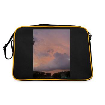 Sunset - Retro Bag - black/gold - Back