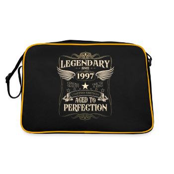 Légendaire depuis 1997 cadeau de 25ème anniversaire Génial - Sac Retro - noir/or - Dos