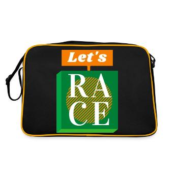 La course - Sac Retro - noir/or - Dos