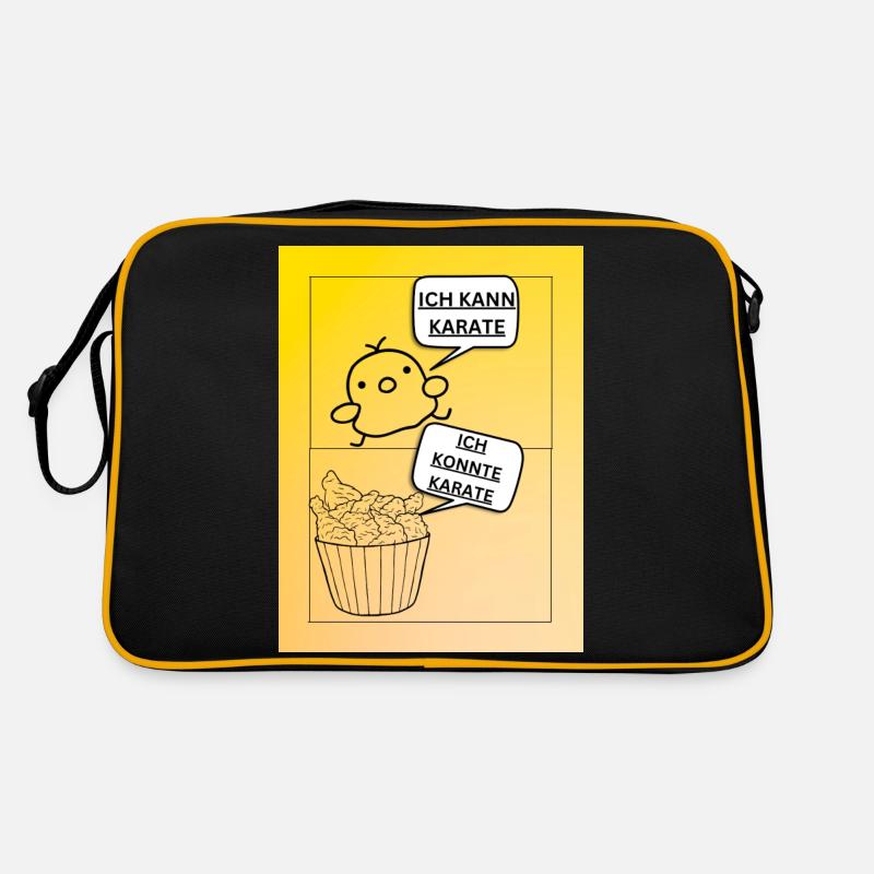 ICH KANN KARATE Retro Tasche