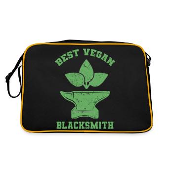 Blacksmith - Retro Bag - black/gold - Back