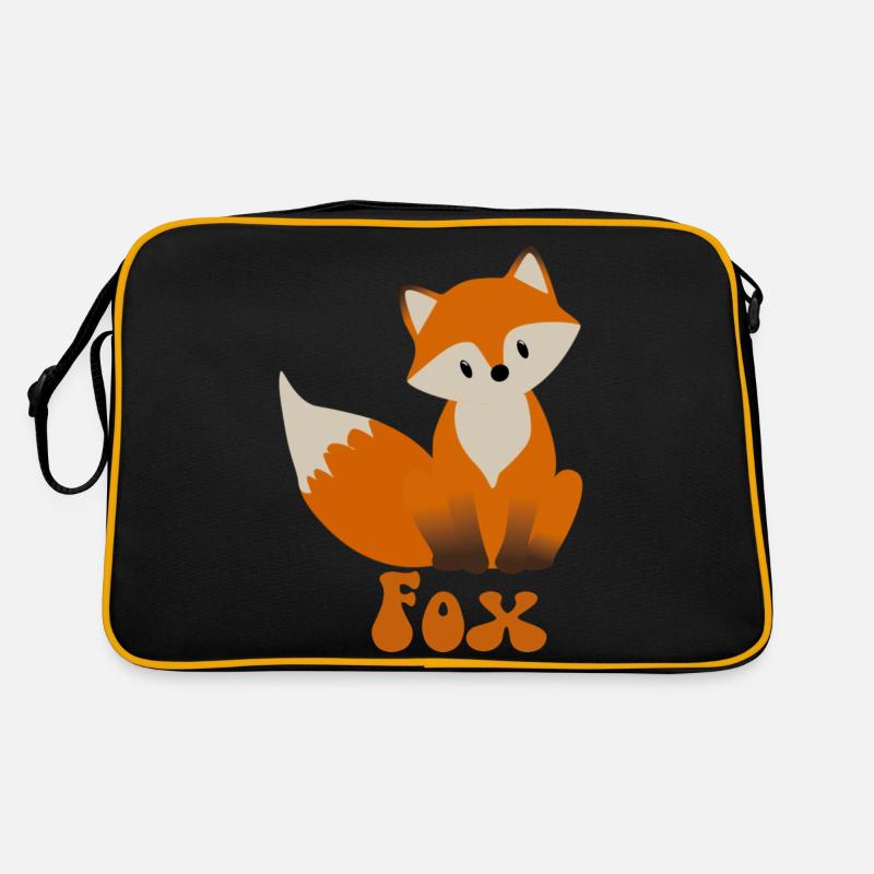 Little fox with fox saying for fox fans Retro Bag