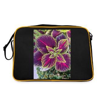 Josephs Mantel auch chinesischer Amaranth - Retro Tasche - Schwarz/Gold - Hinten