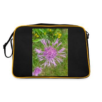 centaurée Centaurea scabiosa - Sac Retro - noir/or - Dos