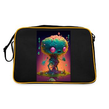 Zombie Frozen - Retro Bag - black/gold - Back