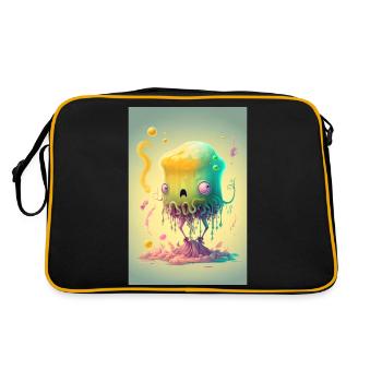 Zombie Frozen - Retro Bag - black/gold - Back