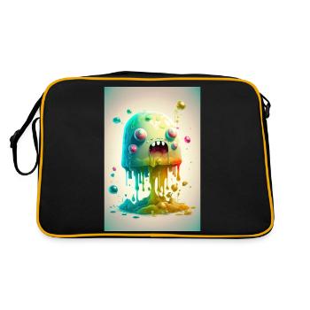 Zombie Frozen - Retro Bag - black/gold - Back