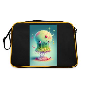 Zombie Frozen - Retro Bag - black/gold - Back