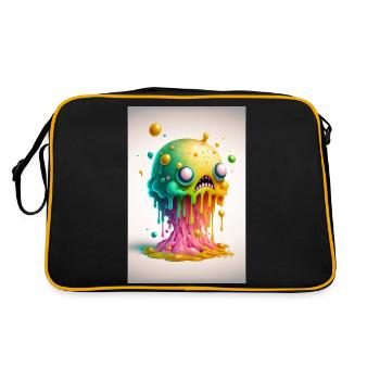 Zombie Frozen - Retro Bag - black/gold - Back