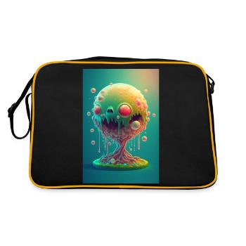 Zombie Frozen - Retro Bag - black/gold - Back