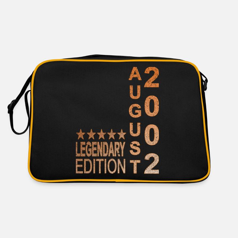 Legendary 2002 August Edition - Retro Tasche - Schwarz/Gold