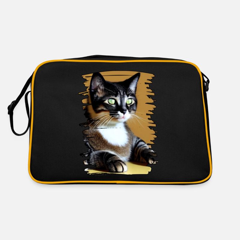 Visage de chat 9 Sac Retro