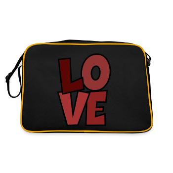 Amour - Sac Retro - noir/or - Dos