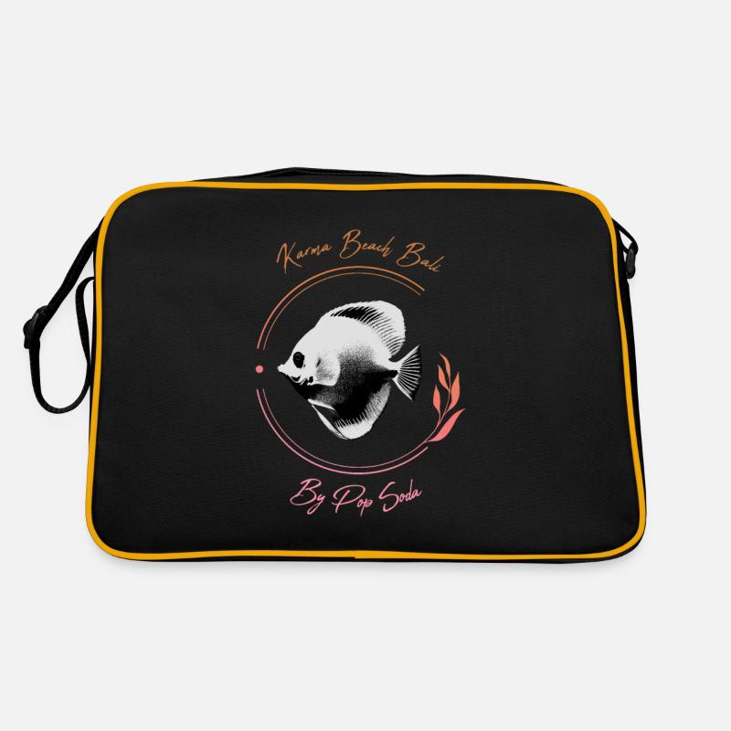 Karma Beach Tang fish orange rose Sac Retro