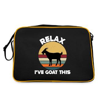 RALAX I HAVE GOAT THIS - Sac Retro - noir/or - Dos