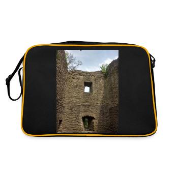 Ruine du château - Sac Retro - noir/or - Dos
