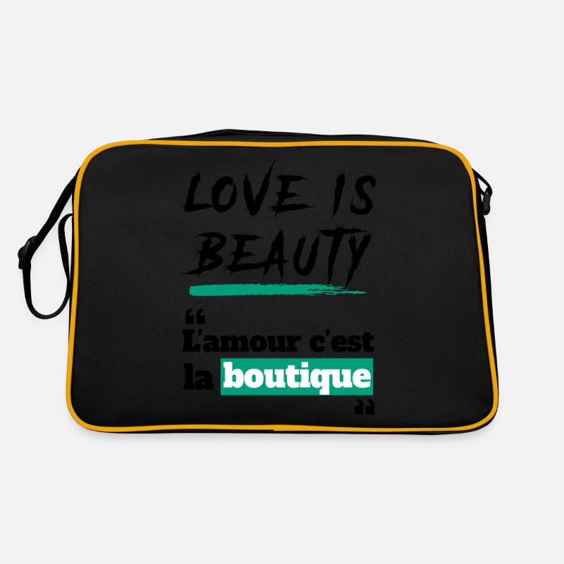 L'amour c'est la boutique - expression cameroun Sac Retro