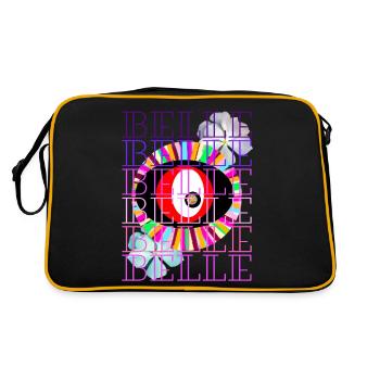 beautiful beautiful beautiful - Retro Bag - black/gold - Back