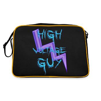 Homme haute tension - Sac Retro - noir/or - Dos