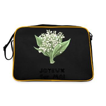 Joyeux 1er Mai - Sac Retro - noir/or - Dos
