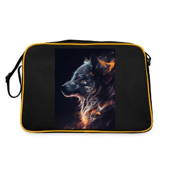 Fire spirit - Retro Bag - black/gold - Back