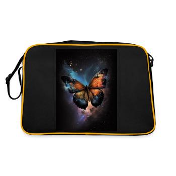 Papillon de l'Infini - Sac Retro - noir/or - Dos