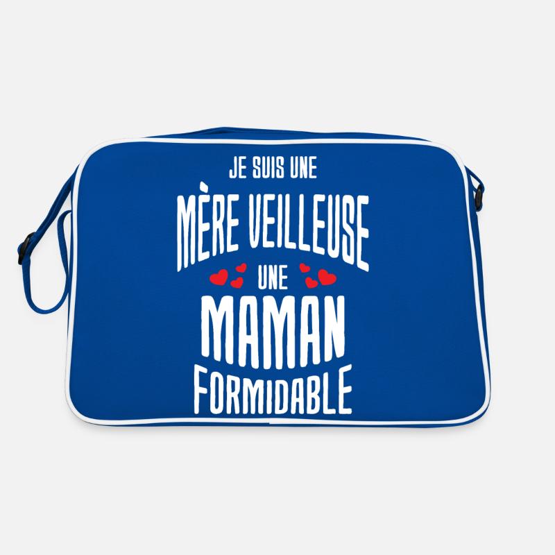Je suis une mère veilleuse une maman formidable Sac Retro