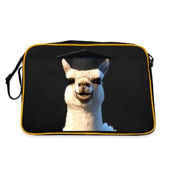 Bachelor Alpaga Graduation Studies Graduate - Sac Retro - noir/or - Dos