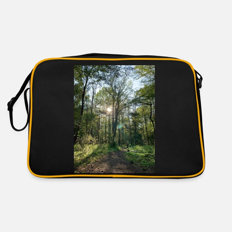 Waldweg Retro Tasche